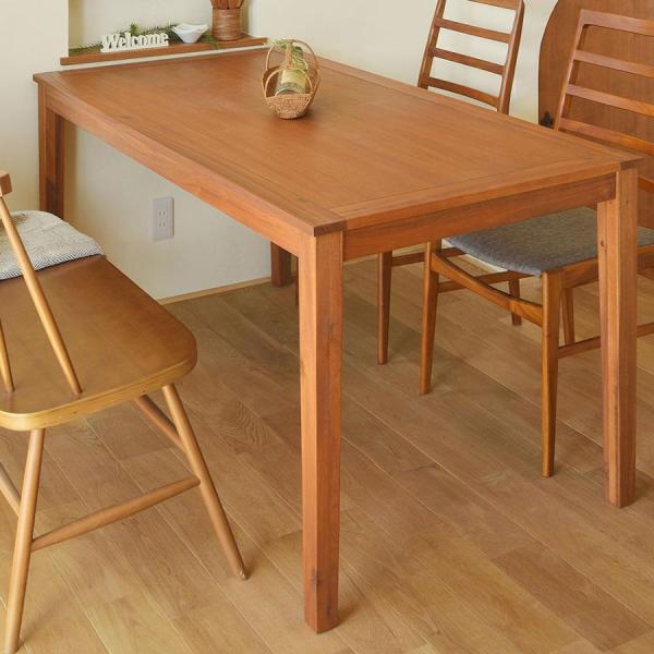 ダイニングテーブル 幅180cm 6人用 おしゃれ 木製 食卓机 安い 人気 アカシア材独特の素朴な...