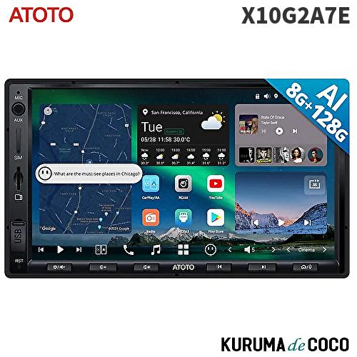 ATOTO X10G2A7E 8G+128G ,4G LTE7インチ 物理ボタン付き 2DinAnd...