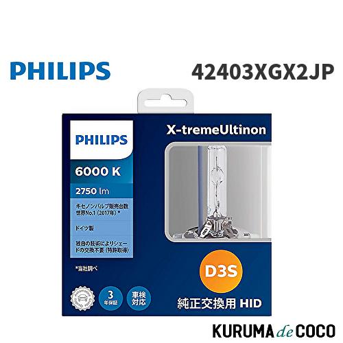 フィリップス PHILIPS X-tremeUltinon 42403XGX2JP HID ヘッドラ...