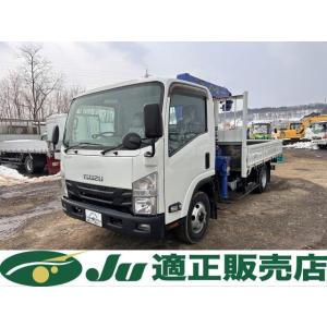 【支払総額7,430,000円】中古車 いすゞ エルフ 4WD タダノ4段クレーン付平ボディ