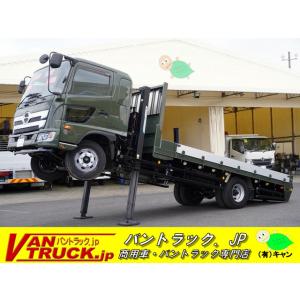 【支払総額10,020,000円】中古車 日野 レンジャー 4t ワイド 寝台 重機運搬 ウインチ