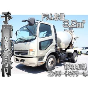 【支払総額3,170,000円】中古車 三菱ふそう ファイター 新明和製コンクリートミキサー 3.2...