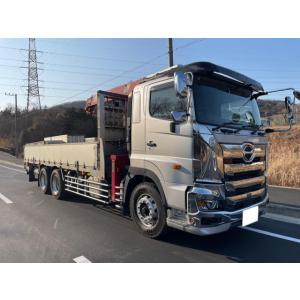【支払総額14,850,000円】中古車 日野 プロフィア 4段クレーン付・実走行99.000km