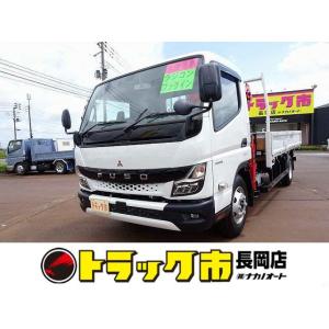 【支払総額8,083,000円】中古車 三菱ふそう キャンター 3.2t ユニック5段クレーン付