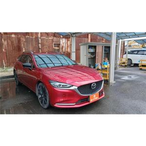 【支払総額2,434,000円】中古車 マツダ MAZDA6ワゴン 禁煙車 6MT 純正8.8インチ...