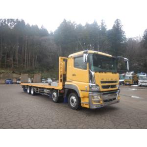 【支払総額9,980,000円】中古車 三菱ふそう スーパーグレート セルフローダー 重機運搬車スライドセルフ