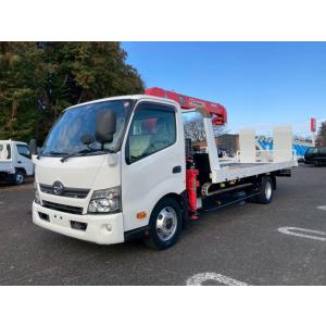 【支払総額10,920,000円】中古車 日野 デュトロ 2.45t積・3段クレーン付車両運搬車