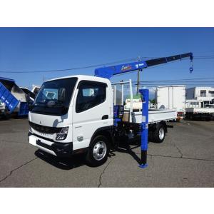 【支払総額9,180,000円】中古車 三菱ふそう キャンター セルフクレーン 4段RC 未使用