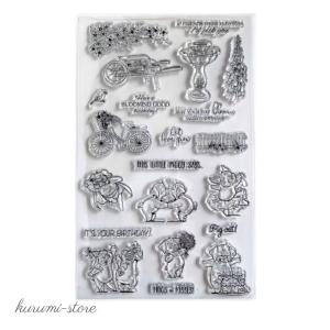 クリアスタンプ 船 灯台 錨 帆船 はんこ アルバム 海外 スタンプ