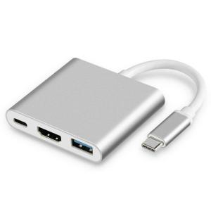 USB Type C HDMI変換アダプター 【2022最新】USB 3.0 4K解像度 高速PD充電1080P　switch テレビ出力 Mac対応｜kurumikurumishop