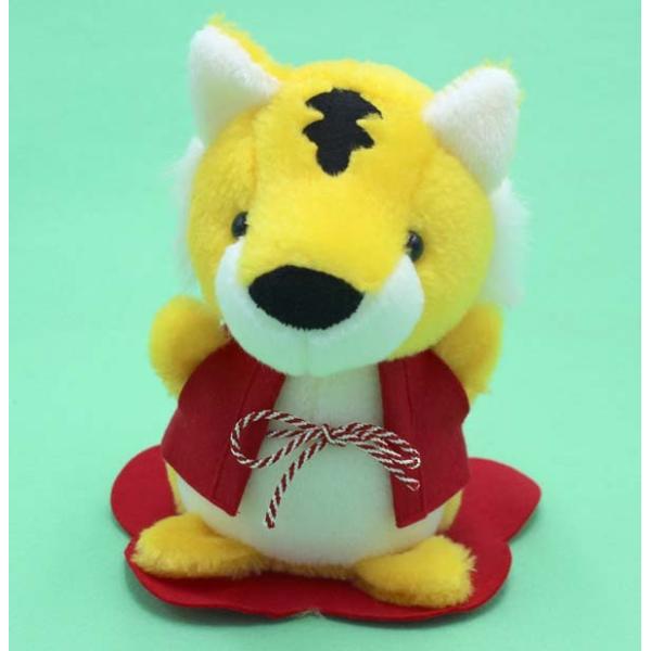 手作りぬいぐるみ寅（とら）　2a433　【送料無料】お年賀　お正月　縁起物　年賀状　タオル　干支　ね...