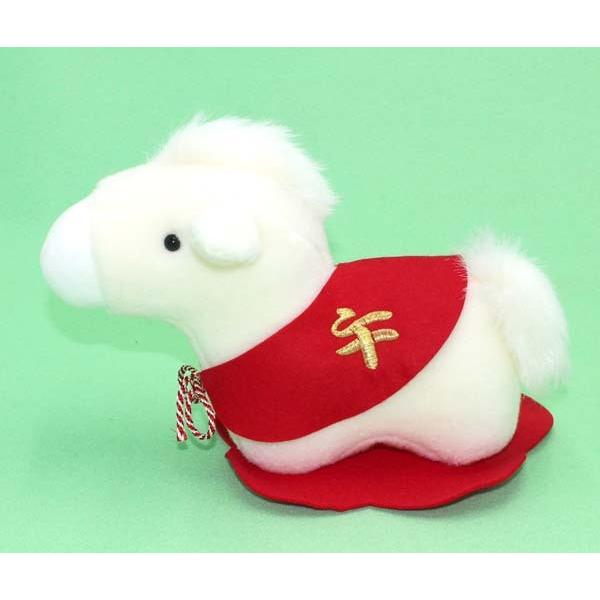 手作りぬいぐるみ　午（うま）　2a437　【送料無料】お年賀　お正月　縁起物　年賀状　タオル　干支　...