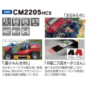 筑水キャニコム りんごブラッサムまさお 乗用草...の詳細画像2