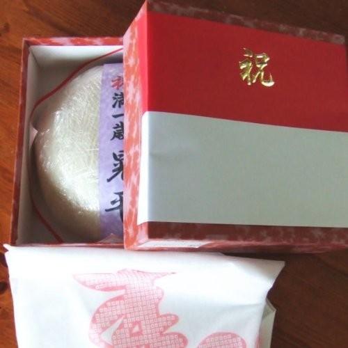 送料無料（沖縄・離島を除く）一升餅(一生餅・誕生餅）・新潟産こがねもち・紙帯名入れ(HG行書体)・不...