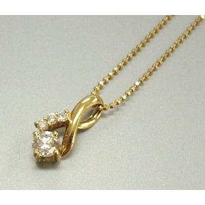 【13-15-5】K18 ダイヤモンド0.31ct 0.06ct ペンダントネックレス【菊地質店】｜kushiro78san3