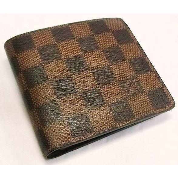 【17-4】ルイ・ヴィトン LOUIS VUITTON ダミエ ポルトフォイユ・マルコ 財布 N61...