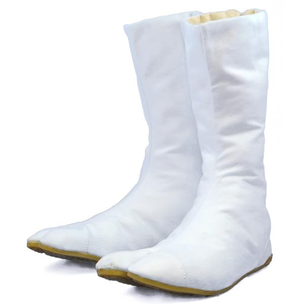 力王 ホワイト 地下足袋　WF12 12枚コハゼ 白生地　 安全たび 高所作業　鷹たび 建築　土木　...