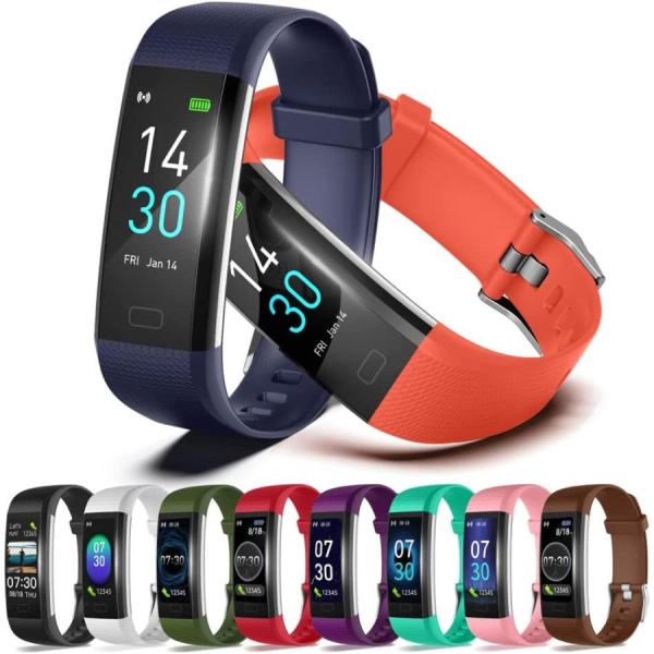 スマートウォッチS5 ブレスレット 血圧 体温 血中酸素濃度計 iPhone Android 日本語...