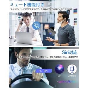 ワイヤレスイヤホン 片耳 耳掛け型 Bluet...の詳細画像4