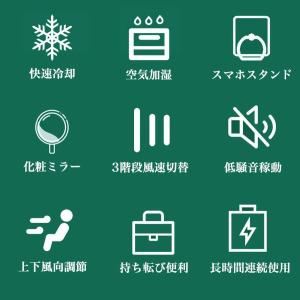 「送風/加湿/冷却」冷風機 冷風扇 卓上 冷風...の詳細画像2
