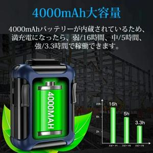 ベルトファン 腰掛け扇風機 携帯扇風機 腰ベル...の詳細画像4
