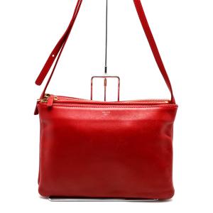 CELINE セリーヌ ショルダーバッグ トリオ スモール ラムスキン レザー 