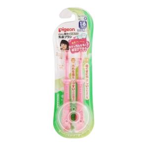 乳歯ブラシ レッスン段階４ピンク 2本入