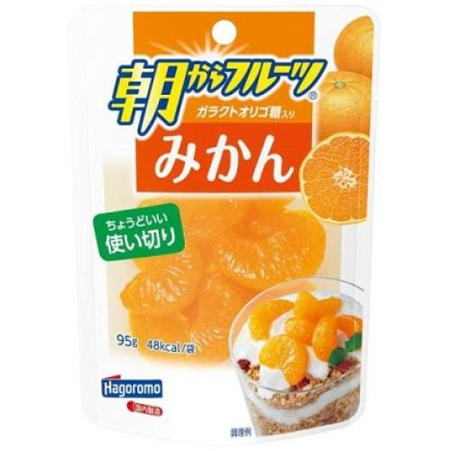 はごろも 朝からフルーツ みかん パウチ 95g×6個