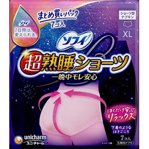 ソフィ 超熟睡 ショーツ XL ショーツ型ナプキン 7枚入