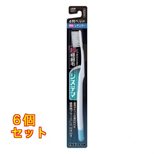 システマハブラシレギュラー４列ふつう※色の指定不可×6個