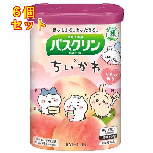 バスクリン ちいかわ モモの香り 600g×6個