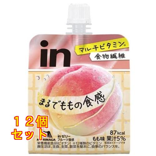 inゼリー フルーツ食感 もも味 150g×12個