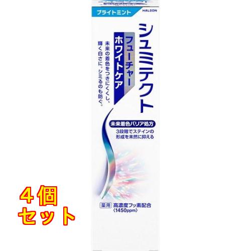 シュミテクト フューチャーホワイトケア ブライトミント 80g×4個