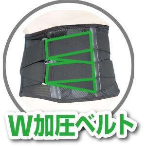 山田式 腰椎コルセット W加圧ベルト LLの詳細画像3