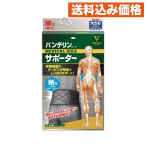 バンテリンコーワサポーター　腰用大きめサイズ（ブラック）