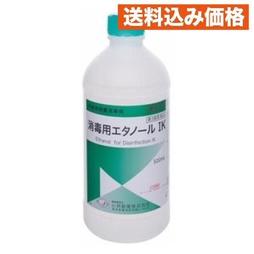 【第3類医薬品】　小堺製薬　消毒用エタノールIK 500ml 4987371143146