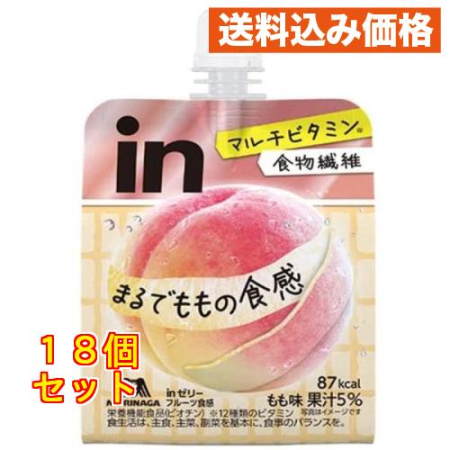 inゼリー フルーツ食感 もも味 150g×18個