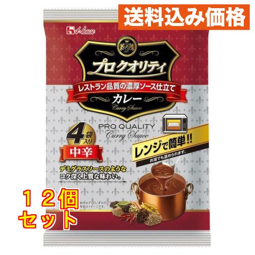 プロクオリティ カレー 中辛 170g×4袋入×12個