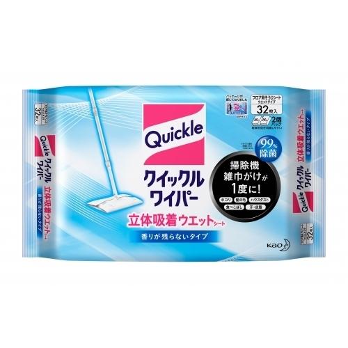 クイックルワイパー立体吸着ウエットシート３２枚