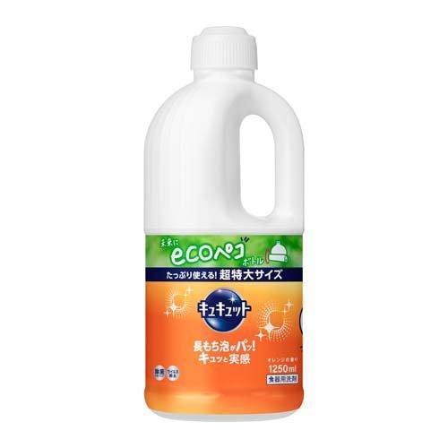 花王 キュキュット 食器用洗剤 オレンジの香り つめかえ用 超特大サイズ 1250mL