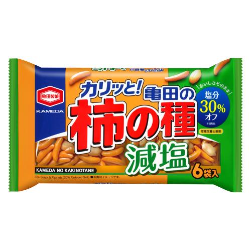 亀田製菓 亀田の柿の種 減塩 6袋詰×12個