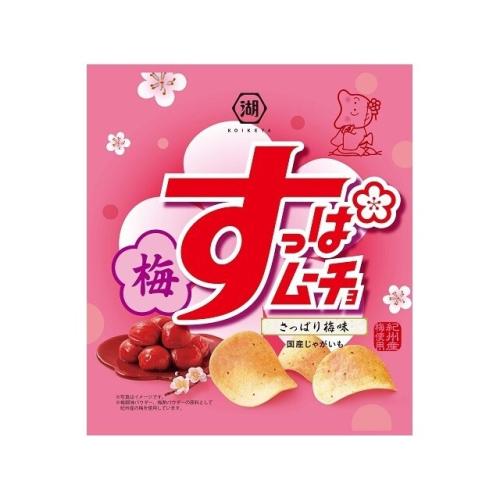 湖池屋　すっぱムーチョチップス　さっぱり梅味　５５ｇ×12個