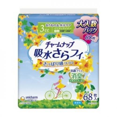 チャームナップパンティライナ−消臭タイプ　６８枚