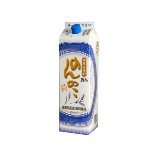 のんのこ　麦２０度　パック 1800ml