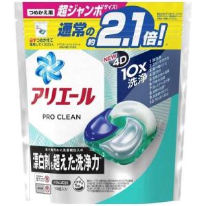 アリエール プロクリーン ジェルボール 4D つめかえ用 超ジャンボ 19個入り