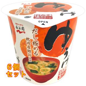 永谷園 カップ入生みそタイプみそ汁 あさげ 19.6g×6個入｜ 送料別