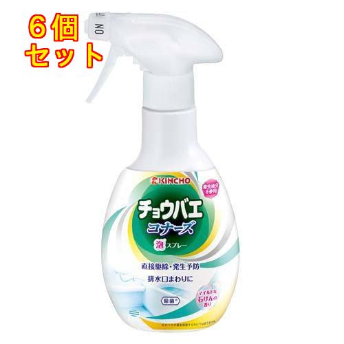 大日本除虫菊 KINCHO チョウバエコナーズ 泡スプレー 300mL×6個