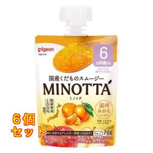 くだものスムージー MINOTTA 温州みかんミックス 70g×6個