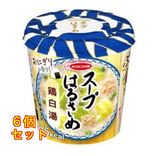 エースコック スープはるさめ 鶏白湯 22g×6個