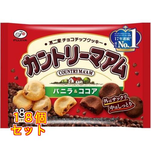 不二家 カントリーマアム バニラ&amp;ココア18枚×18個